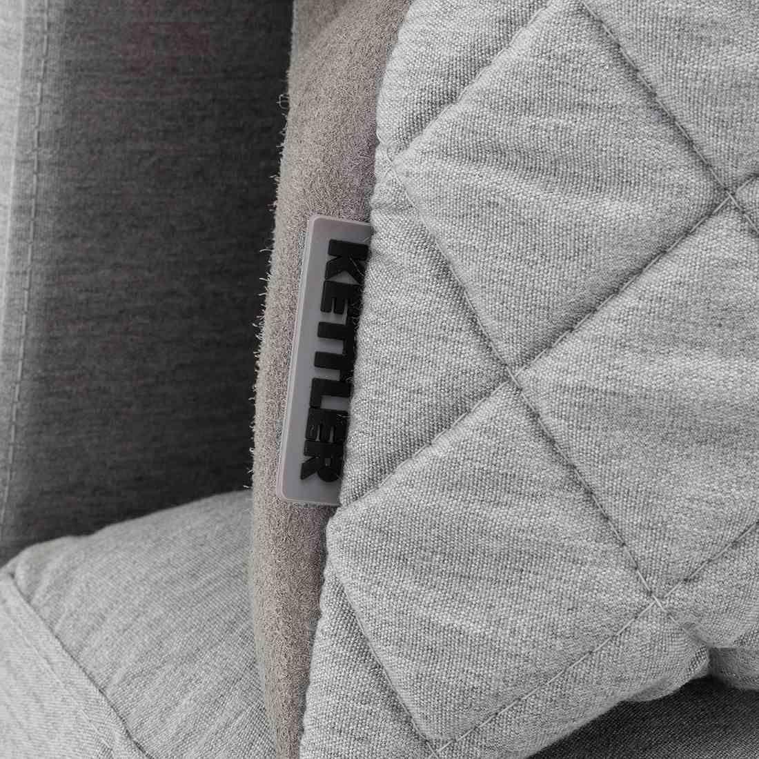 Hjørnesofa ute Ego Modular aluminium/Sunbrella 257x188 cm - Kettler