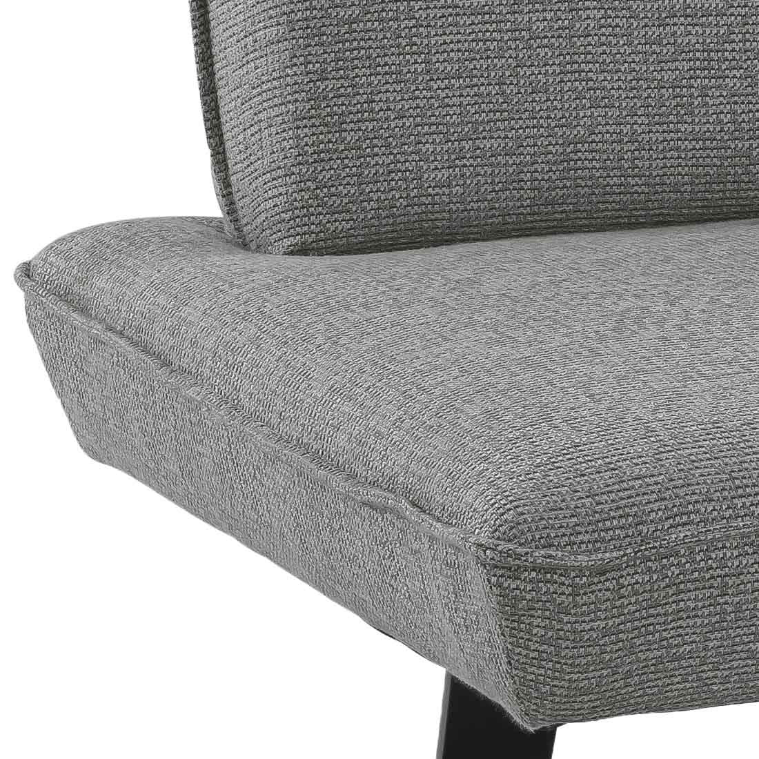 Detalj av Olefin-stoff på Hjørnesofa ute Elba stål/olefin