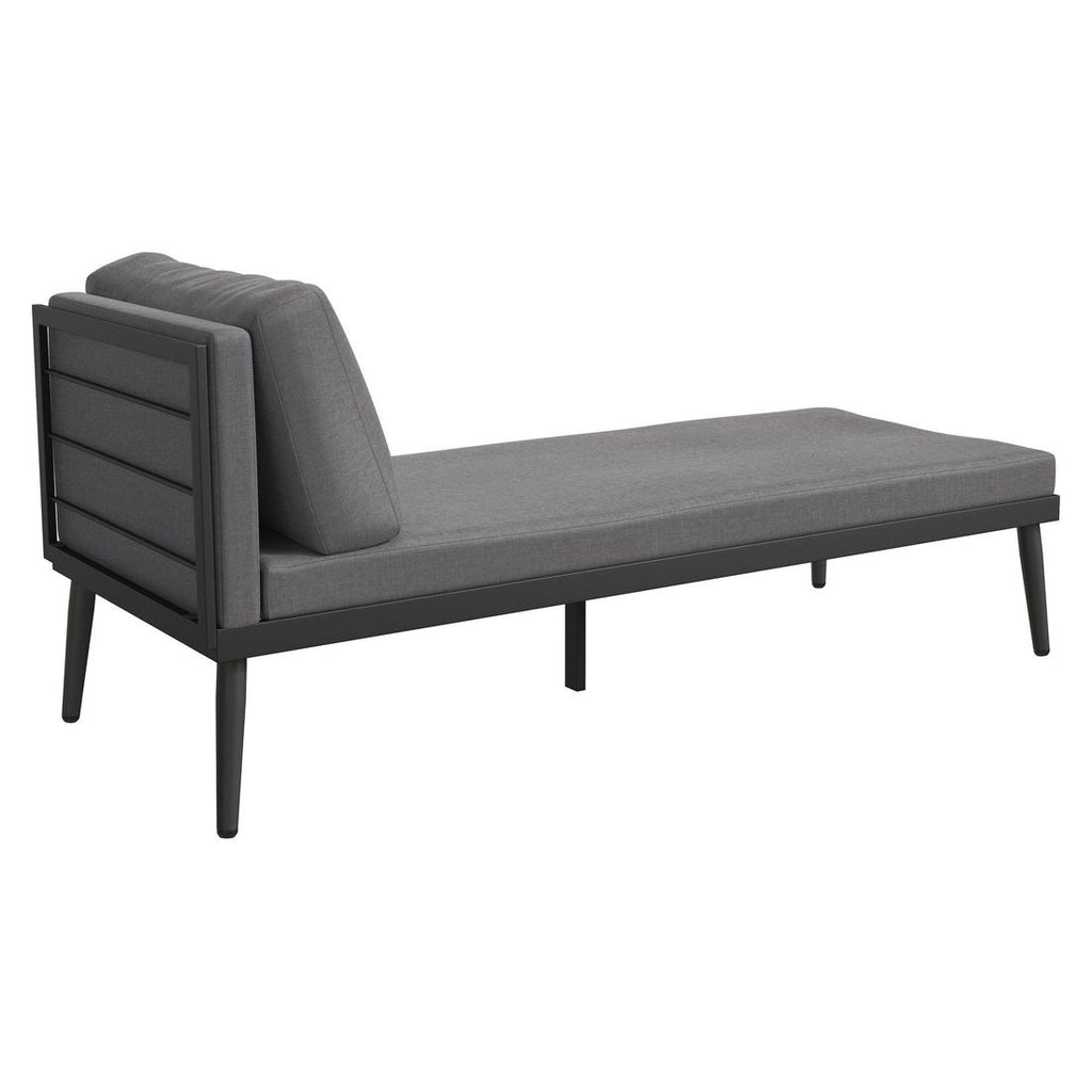 Hjørnesofa ute India med loungebord stål/polypropylen - OUTLIV.