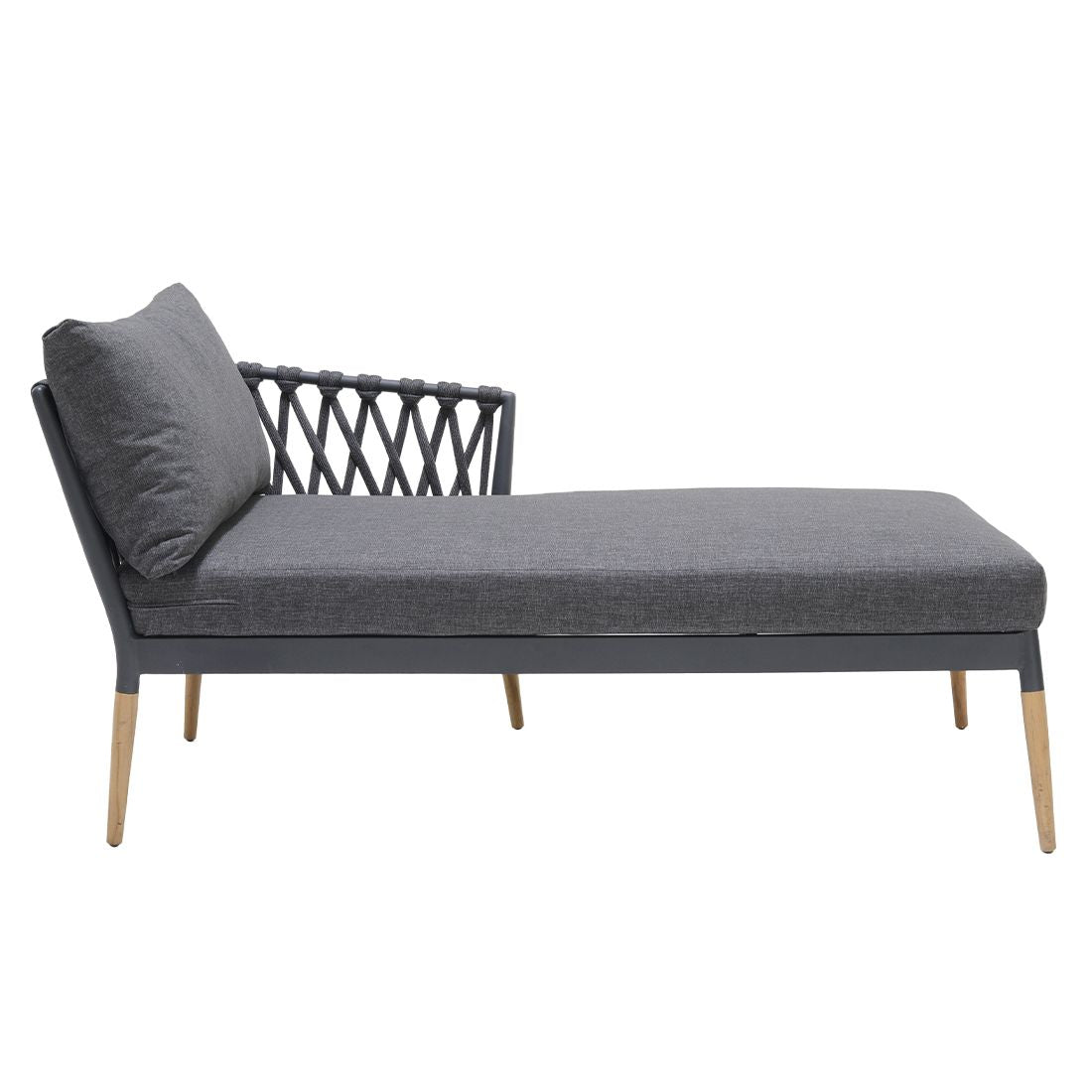 Sittekomfort på Hjørnesofa ute Ipanema aluminium tau olefin LifestyleGarden