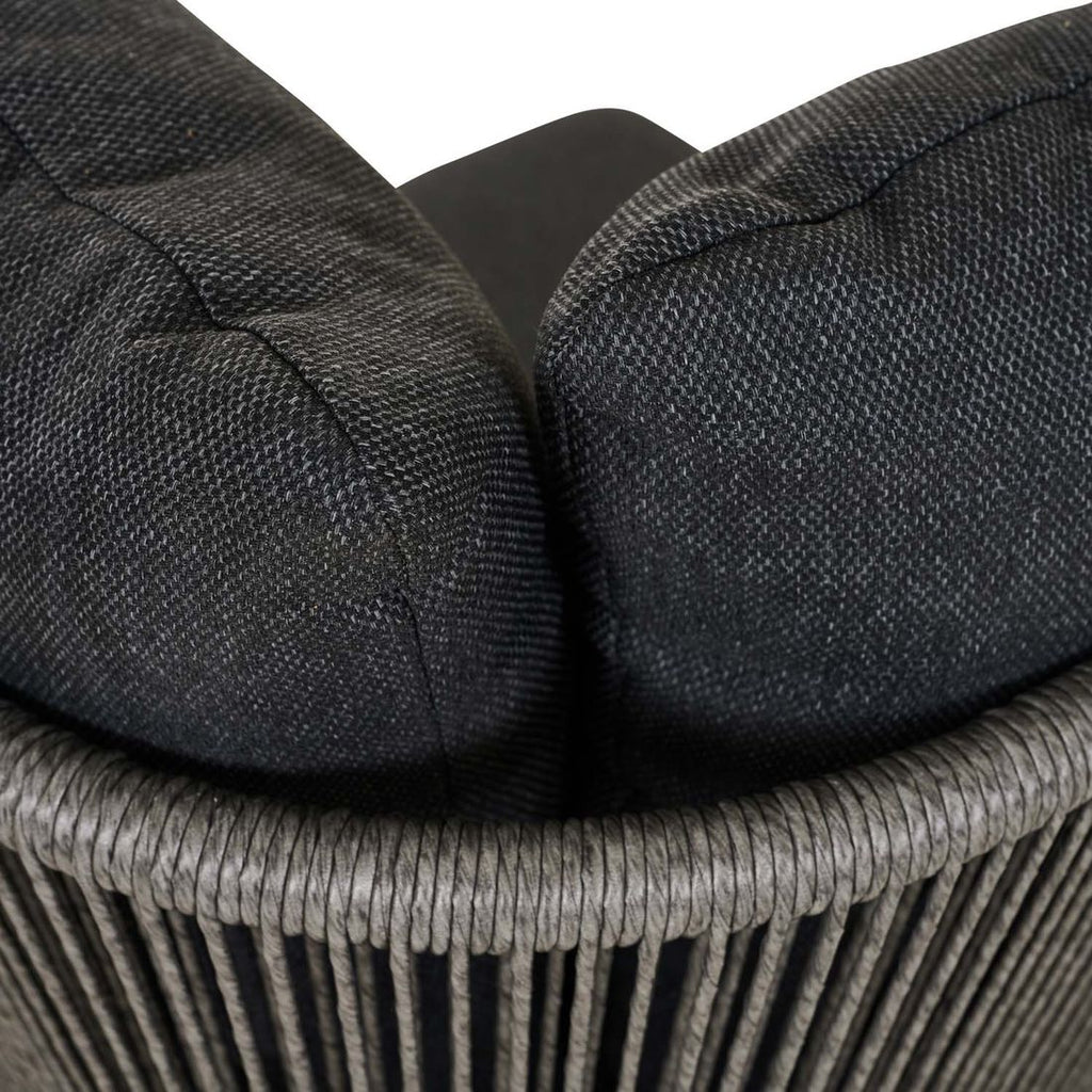 Hjørnesofa ute Kansas aluminium/flettverk - Siena Garden