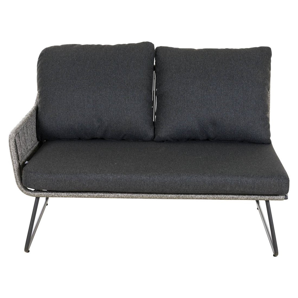Nærbilde av bordplate på Hjørnesofa ute Kansas med loungebord