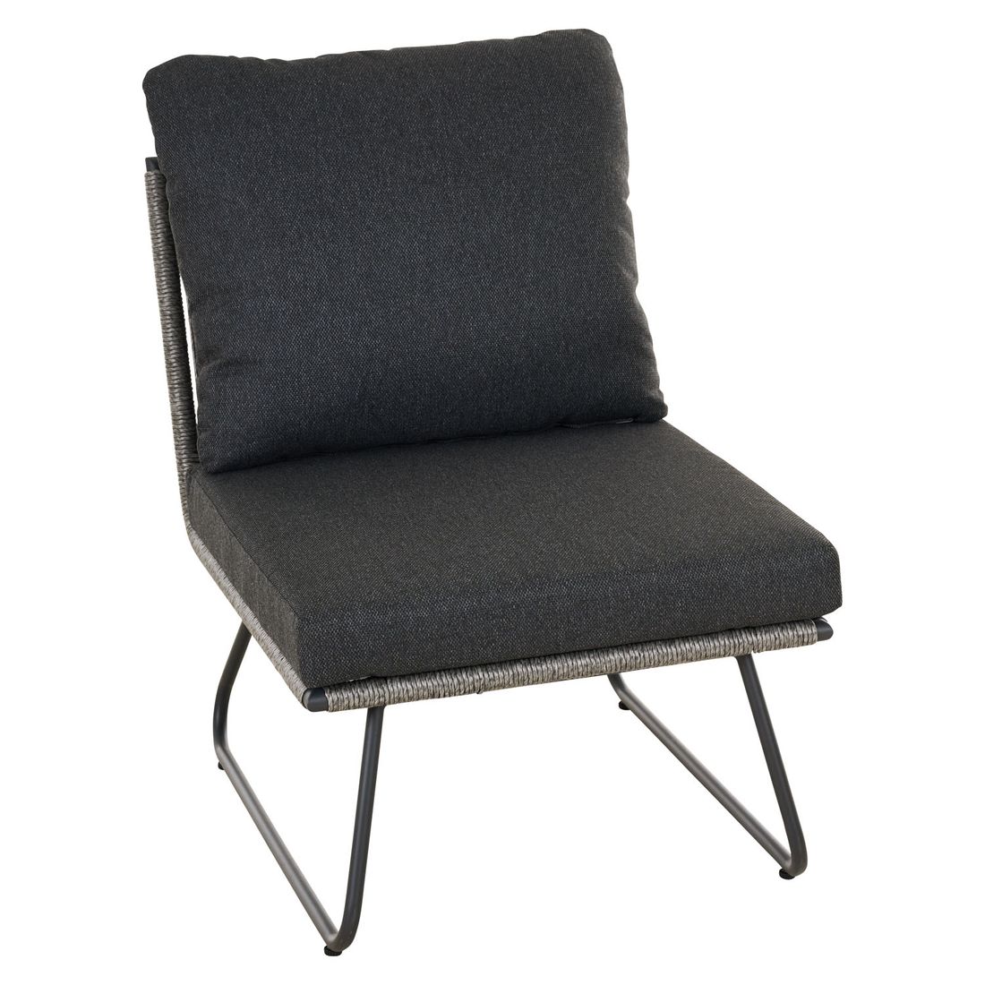 Hjørnesofa ute Kansas aluminium/flettverk - Siena Garden