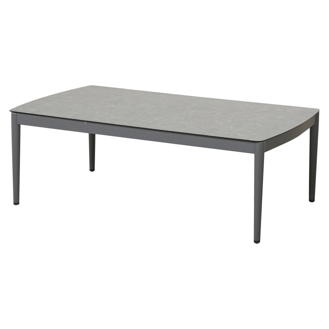 Sidebilde av armstøtte på Hjørnesofa ute Lena aluminium tau olefin 217x207 cm