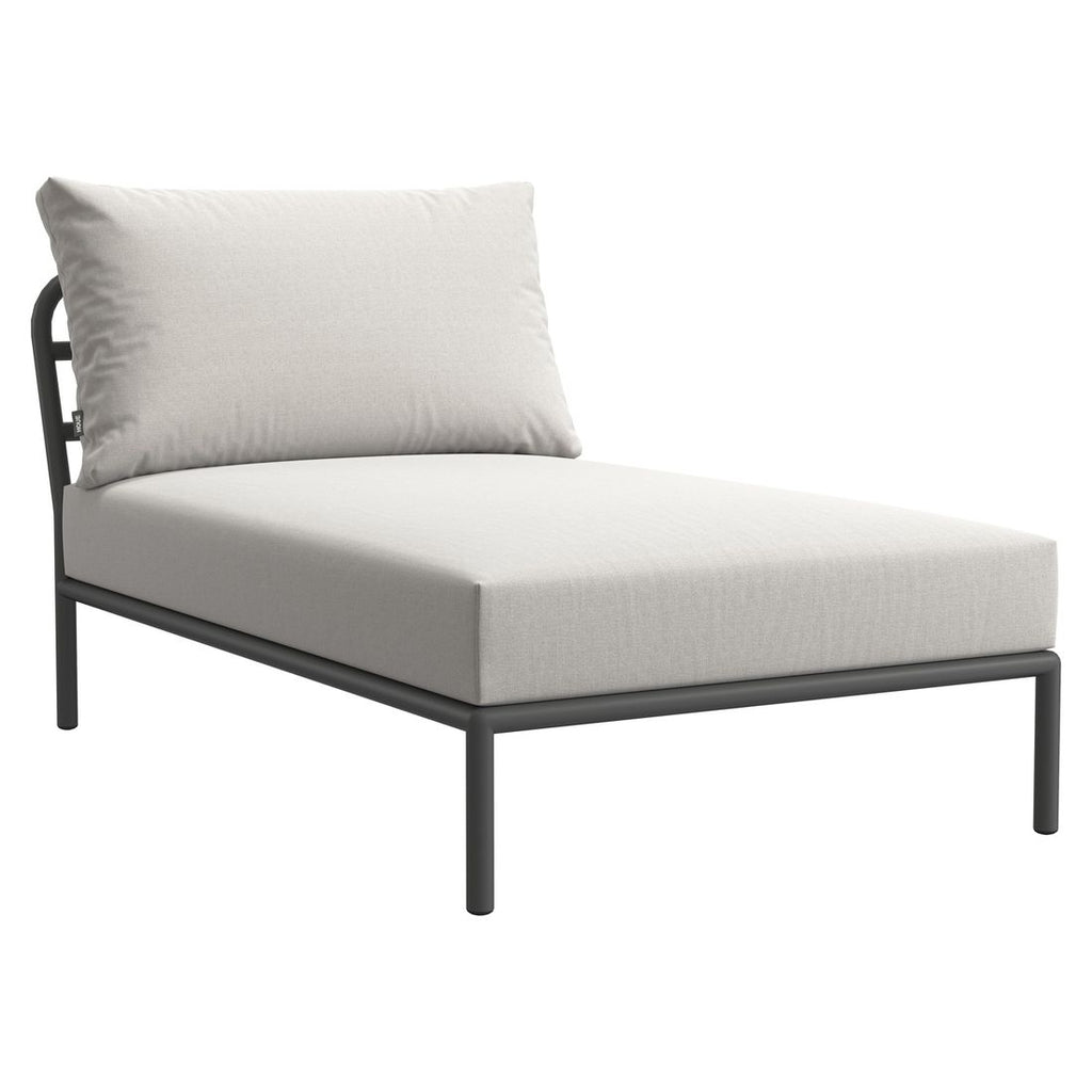 Hjørnesofa ute Level 2 med loungebord aluminium/Sunbrella - Houe