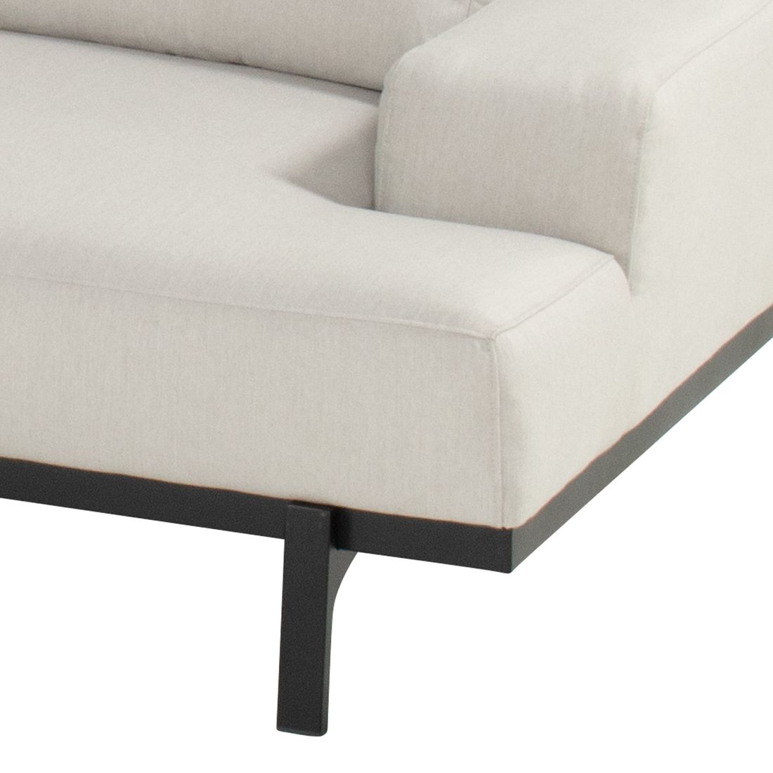 Hjørnesofa ute Lucas med loungebord aluminium/Sunbrella 261 cm - Hartman