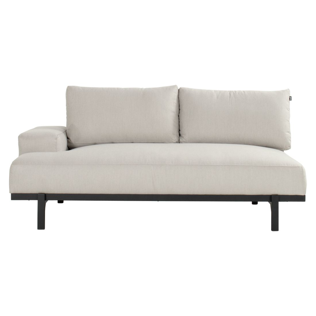 Hjørnesofa ute Lucas med loungebord aluminium/Sunbrella 261 cm - Hartman
