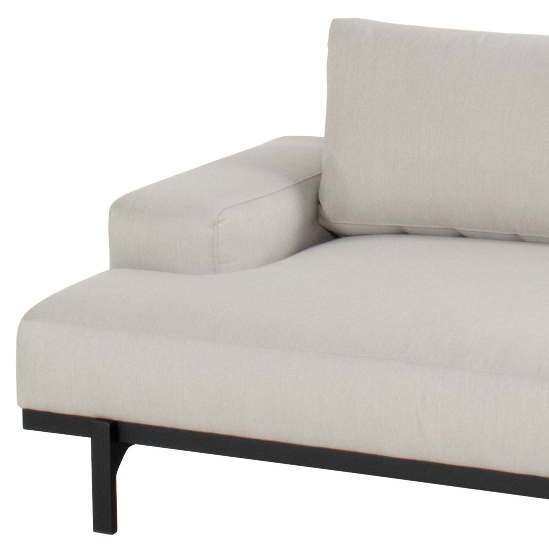 Hjørnesofa ute Lucas med loungebord aluminium/Sunbrella 261 cm - Hartman