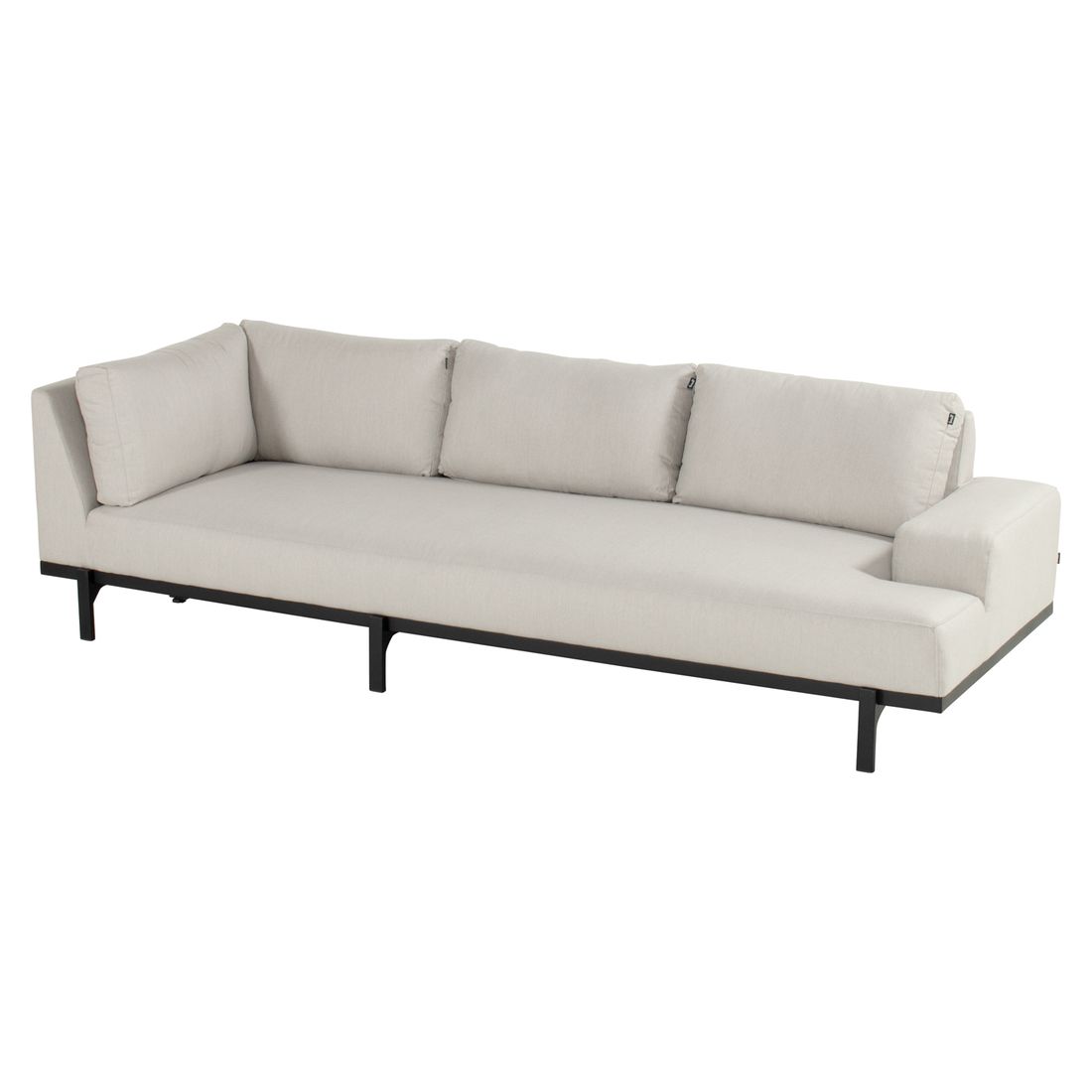 Hjørnesofa ute Lucas med loungebord aluminium/Sunbrella 261 cm - Hartman