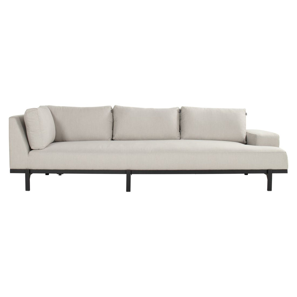 Hjørnesofa ute Lucas med loungebord aluminium/Sunbrella 261 cm - Hartman