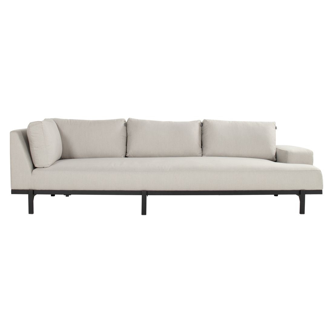 Hjørnesofa ute Lucas med loungebord aluminium/Sunbrella 261 cm - Hartman