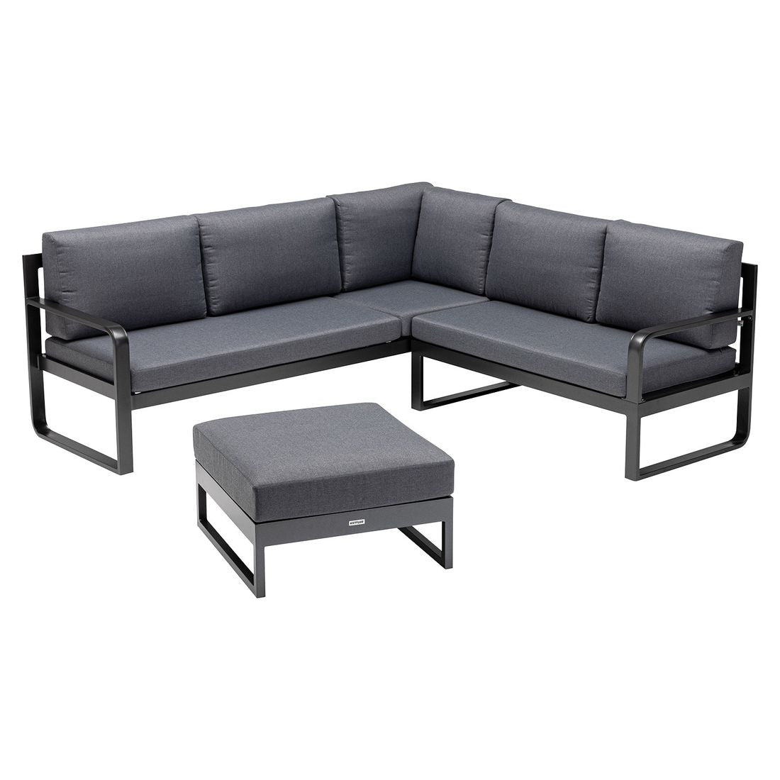 Hjørnesofa ute Ocean justerbar aluminium bakside