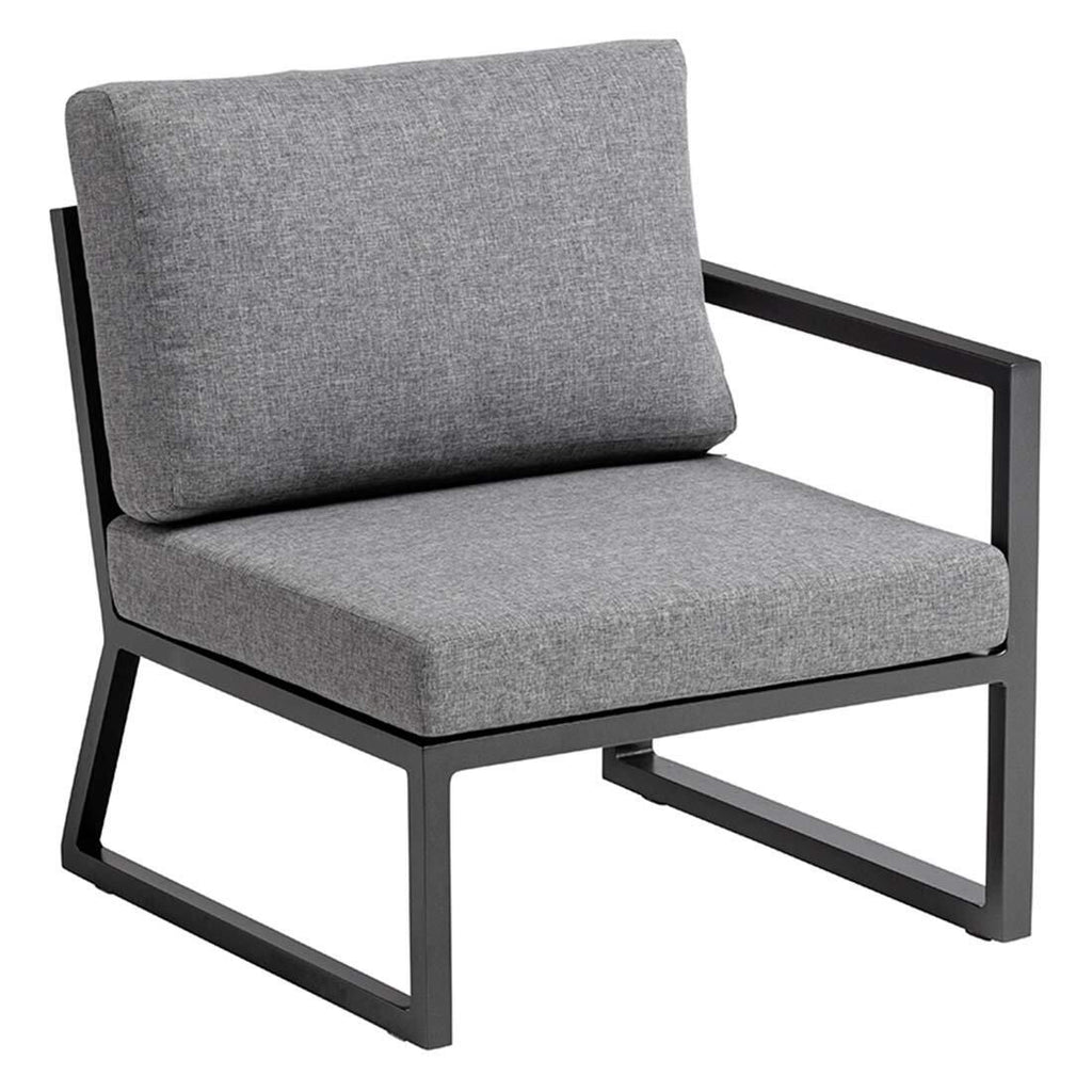 Hjørnesofa ute Ocean Skid aluminium/olefin - Kettler