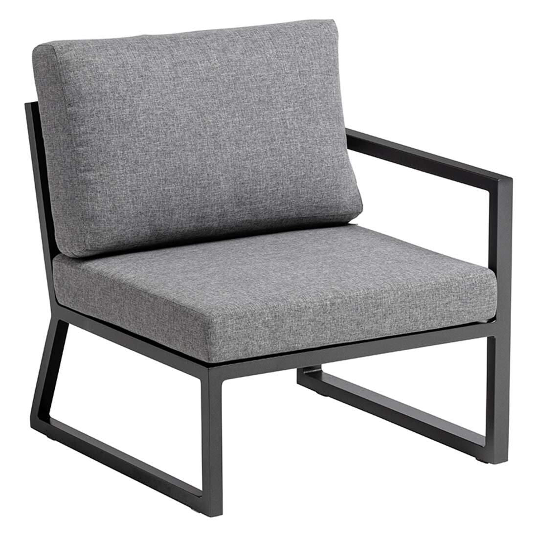 Hjørnesofa ute Ocean Skid aluminium/olefin - Kettler