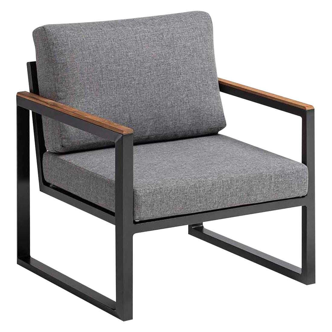 Hjørnesofa ute Ocean Skid aluminium/olefin - Kettler