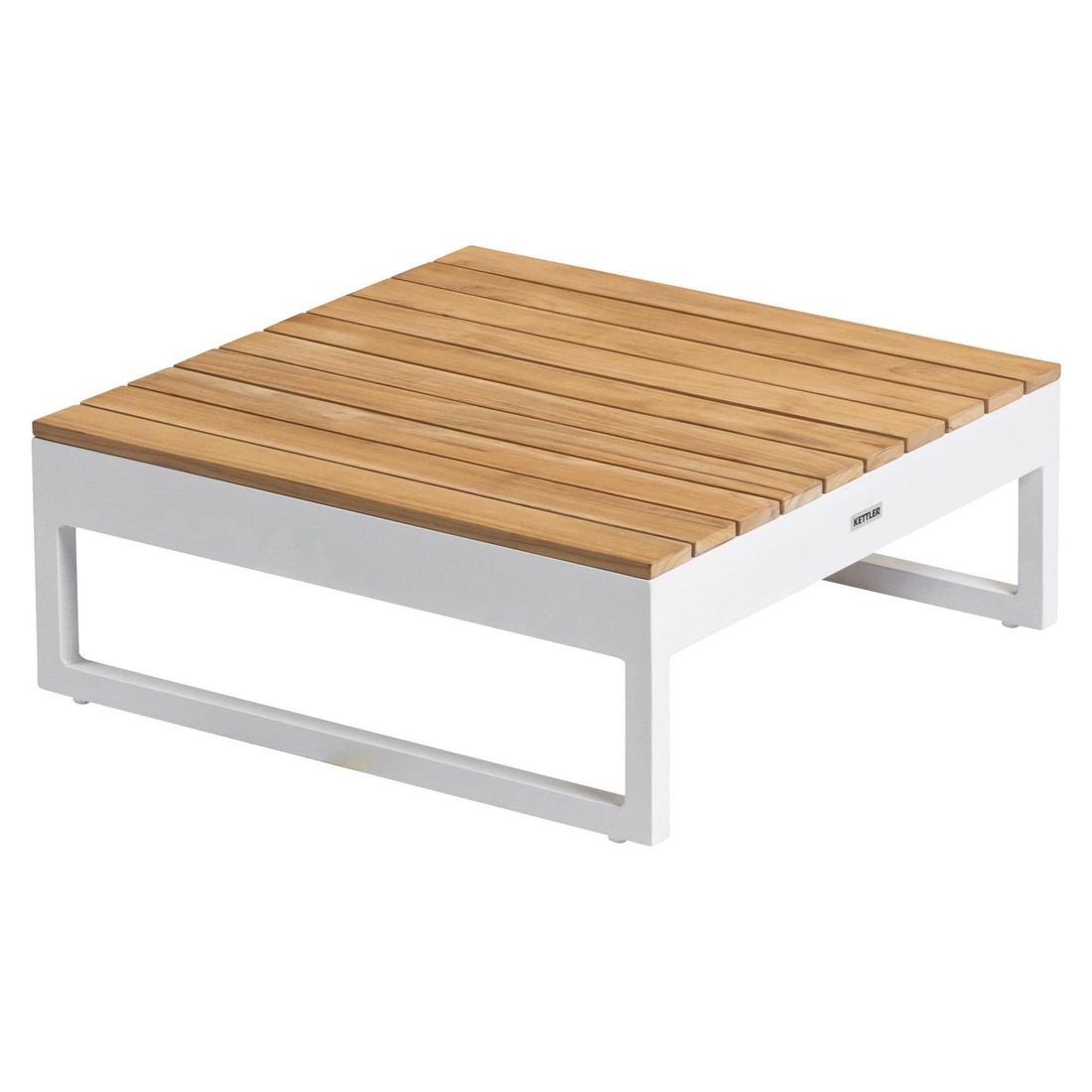 Hjørnesofa ute Ocean Skid Platform med loungebord detalj av puter