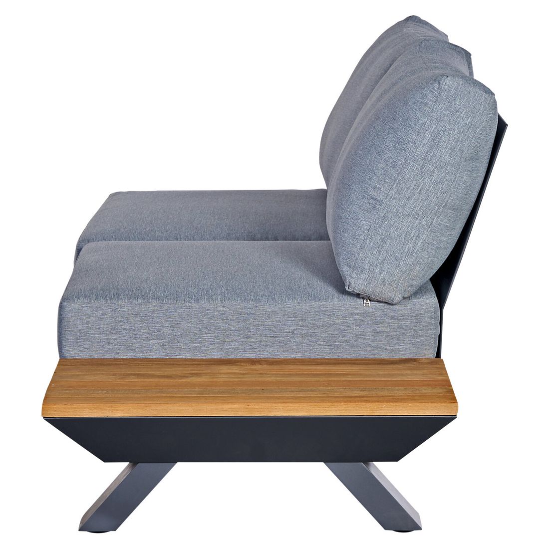 Hjørnesofa ute Oktava 3-deler aluminium/olefin 261x261 cm - OUTLIV.