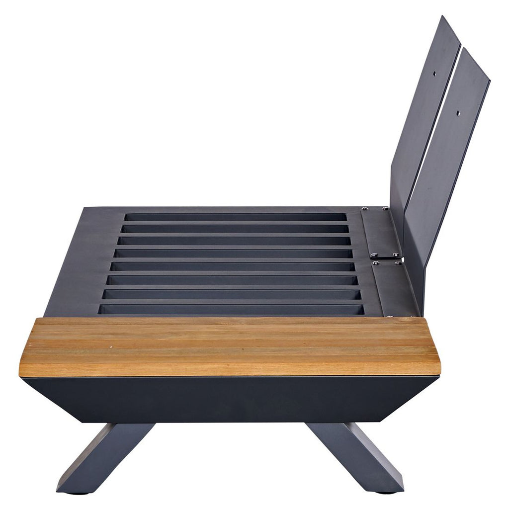 Hjørnesofa ute Oktava 3-deler aluminium/olefin 261x261 cm - OUTLIV.