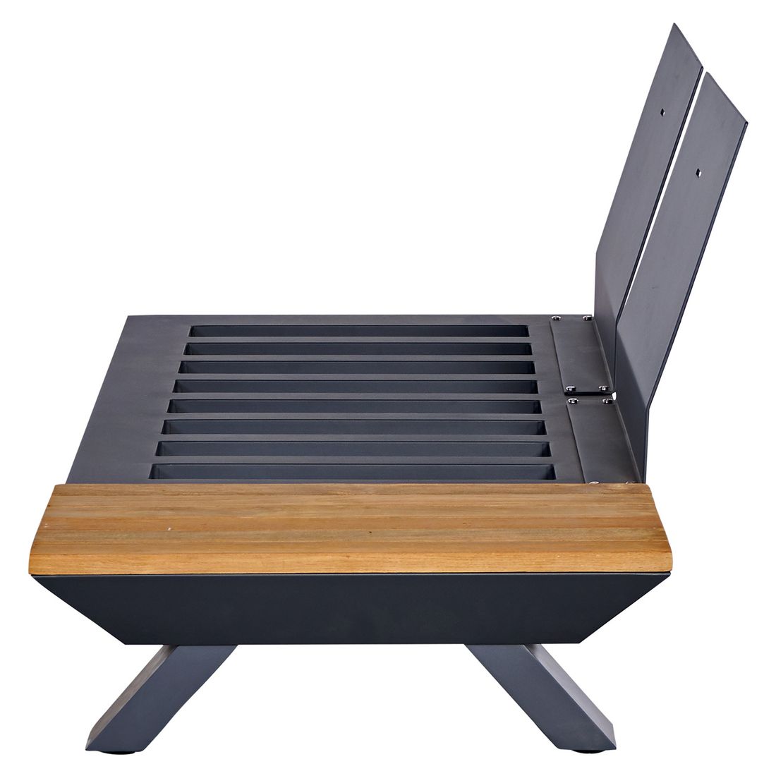 Hjørnesofa ute Oktava 3-deler aluminium/olefin 261x261 cm - OUTLIV.