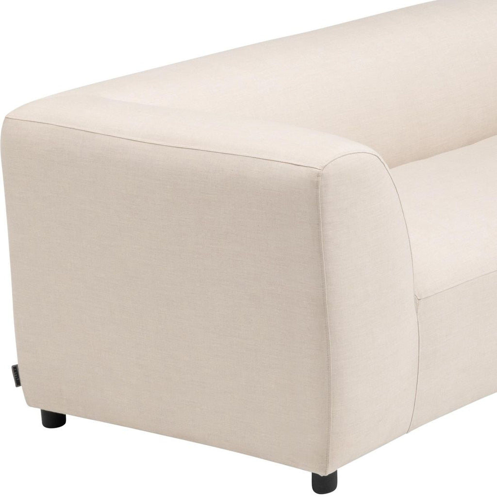 Montert Hjørnesofa ute Osea utestoff 245x275 cm - Kettler på terrasse