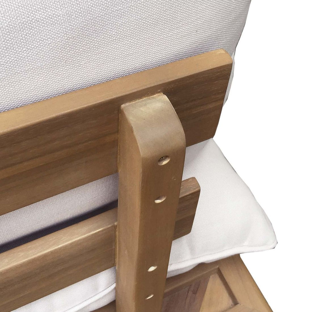 Hjørnesofa ute Phoenix akasie olefin skandinavisk design