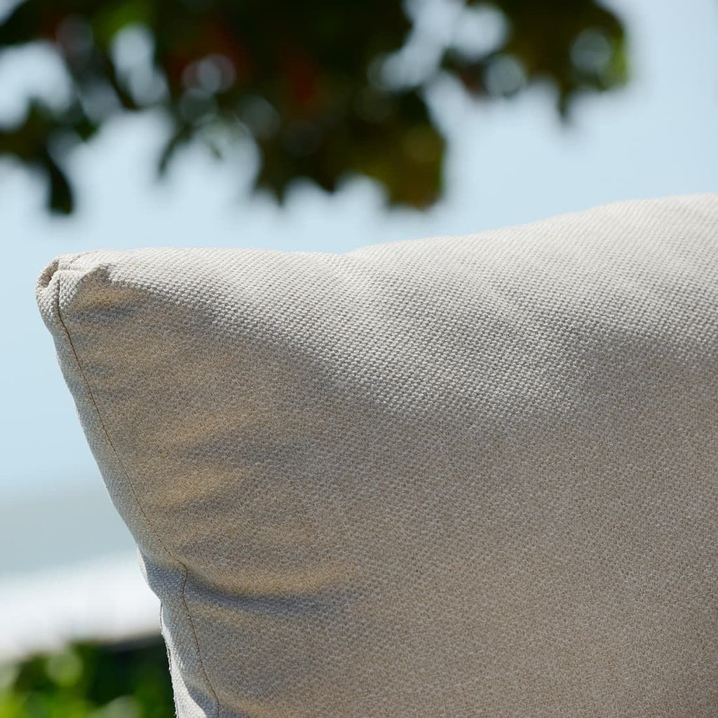 Hjørnesofa ute Portals med loungebord aluminium/teak - LifestyleGarden