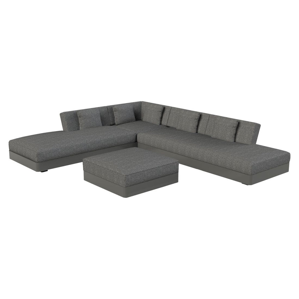 Hjørnesofa ute Santa Monica med loungebord bakside