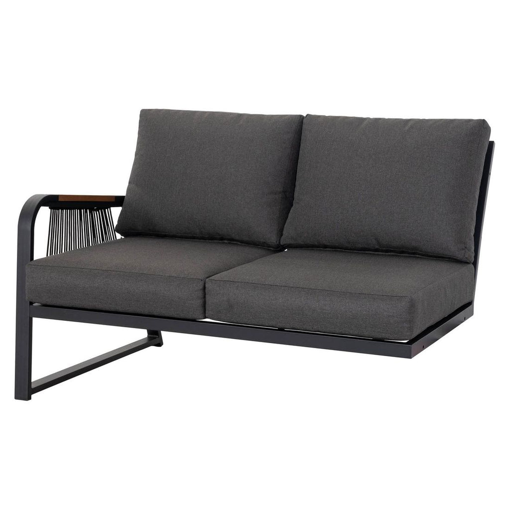 Oversikt over Hjørnesofa ute Siena aluminium tau
