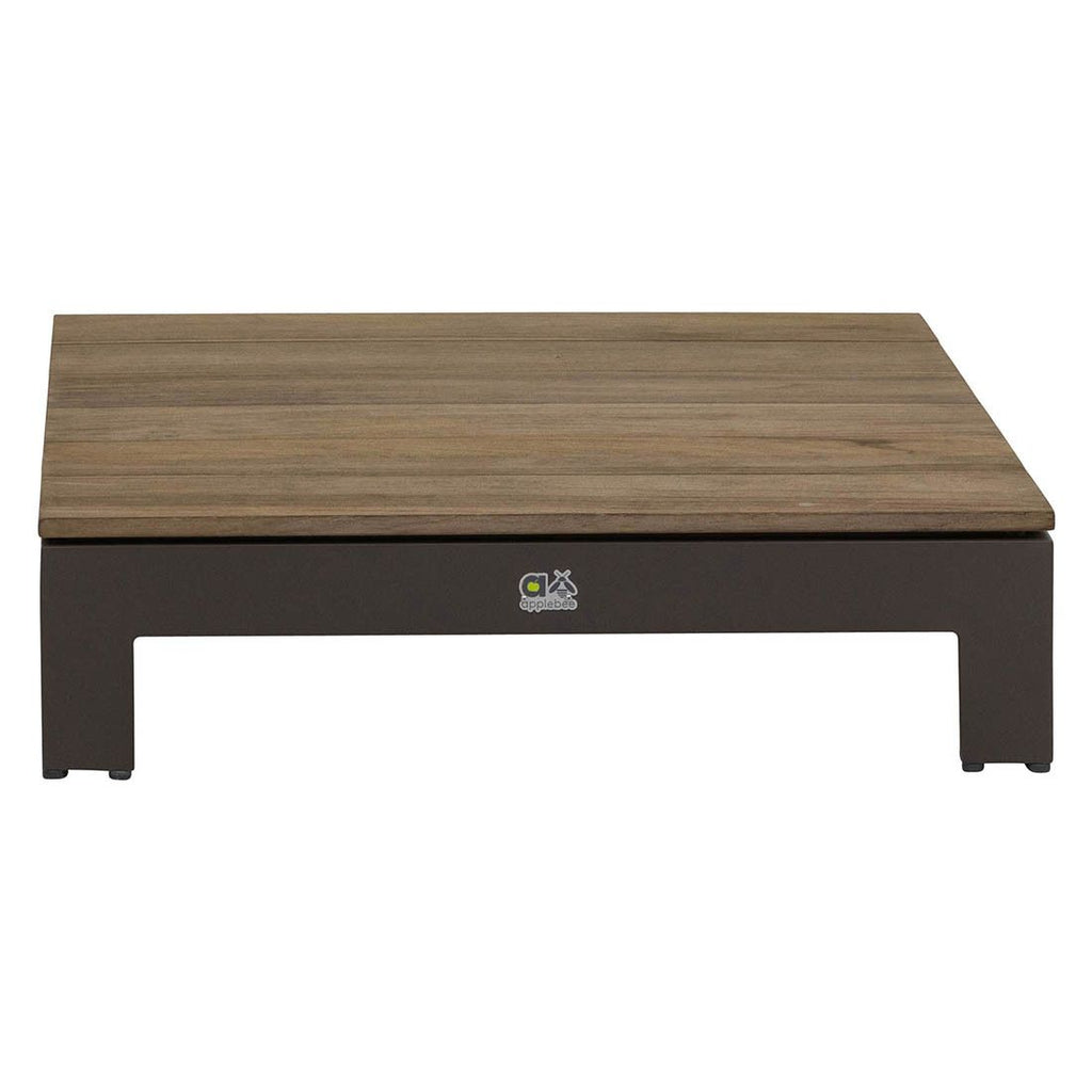 Oversikt over sitteplassene på Hjørnesofa ute Sticks & More aluminium/teak - Apple Bee
