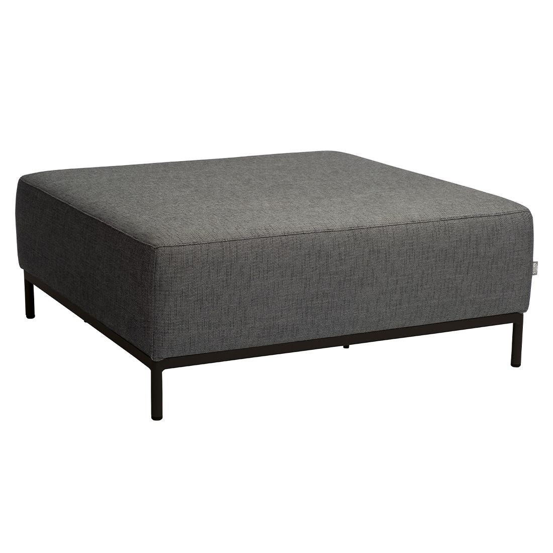 Putene på Hjørnesofa ute Taavi 302x203 cm aluminium/utestoff - Stern i seidenschwarz