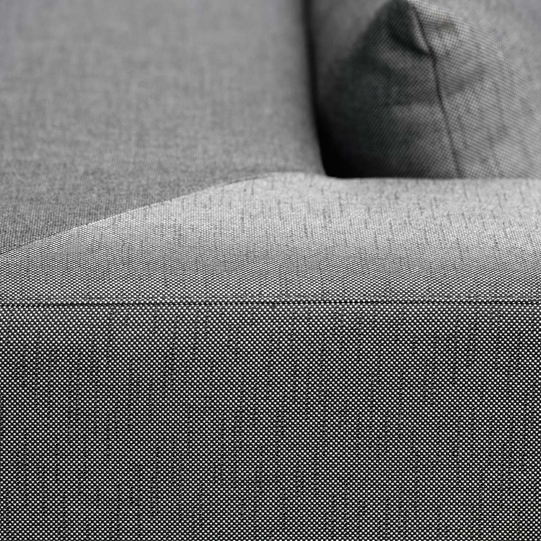 Hjørnesofa ute Taavi 302x203 cm aluminium/utestoff - Stern i L-form