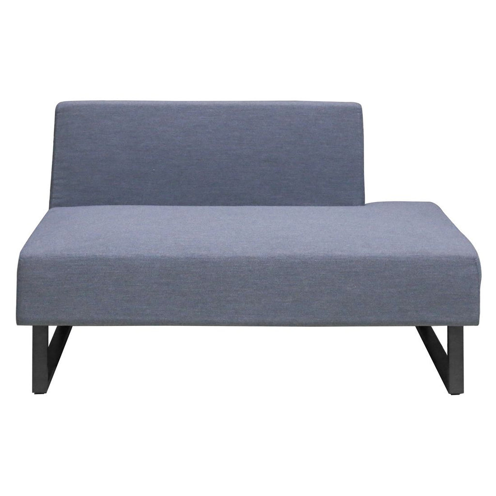 Hjørnesofa ute Tonga med loungebord aluminium keramik side