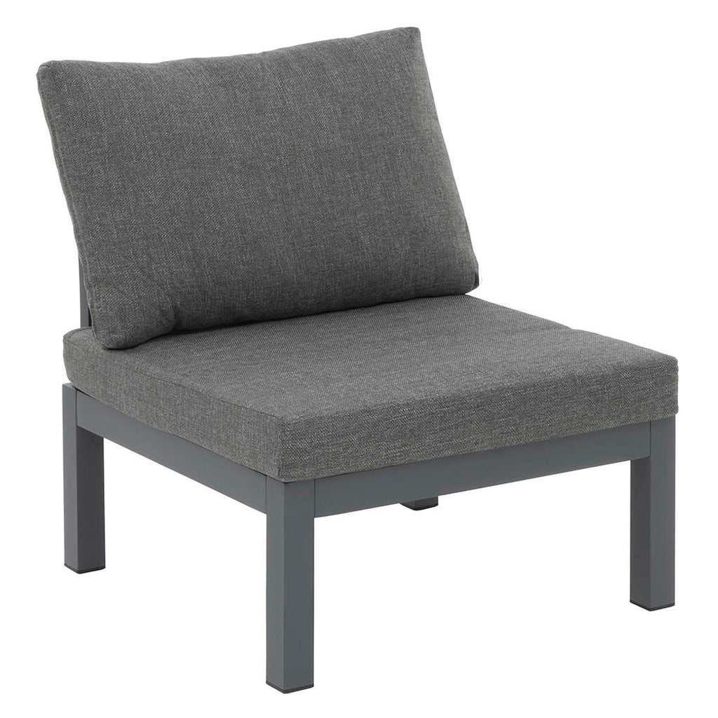 Hjørnesofa ute Venedig med loungebord aluminium/olefin - OUTLIV.