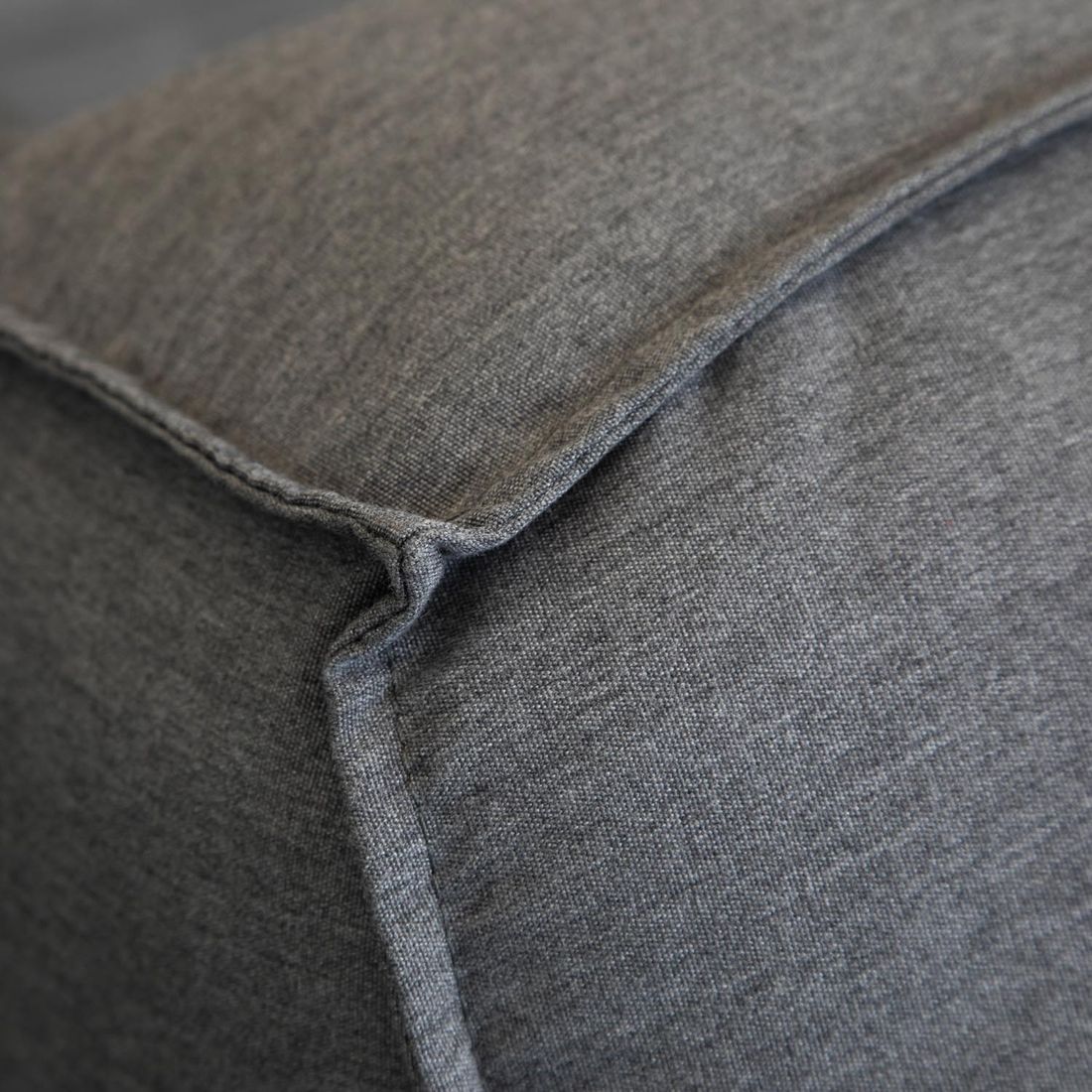 Hjørnesofa ute Vlieland aluminium/Sunbrella sittesone