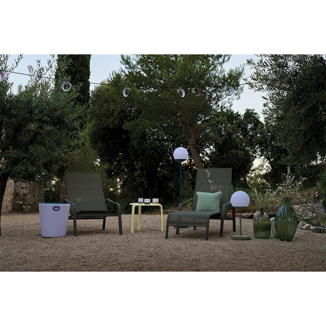 Hoop LED vegglampe ute 120 cm kaktus - Fermob