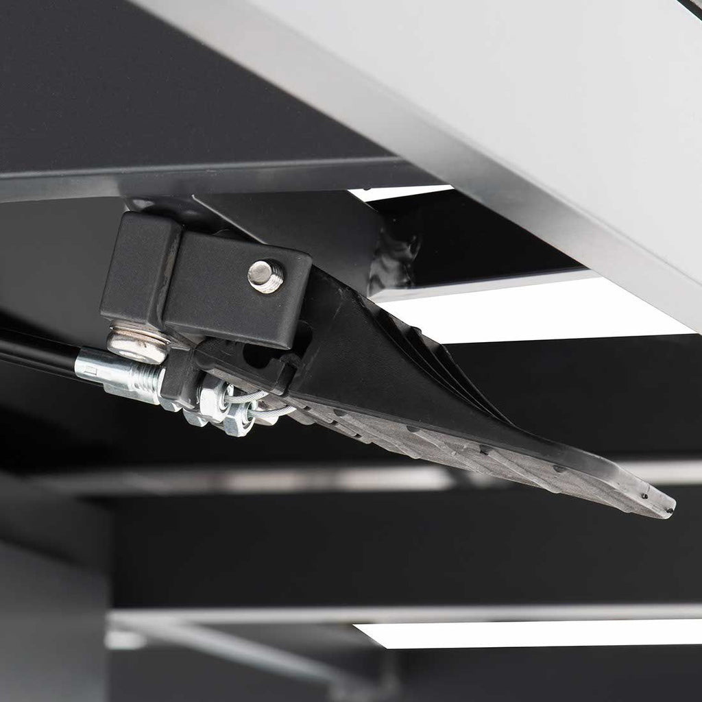Høydejusterbart hagebord Allround aluminium/glass 150x90 cm - OUTLIV komplett bord på hage