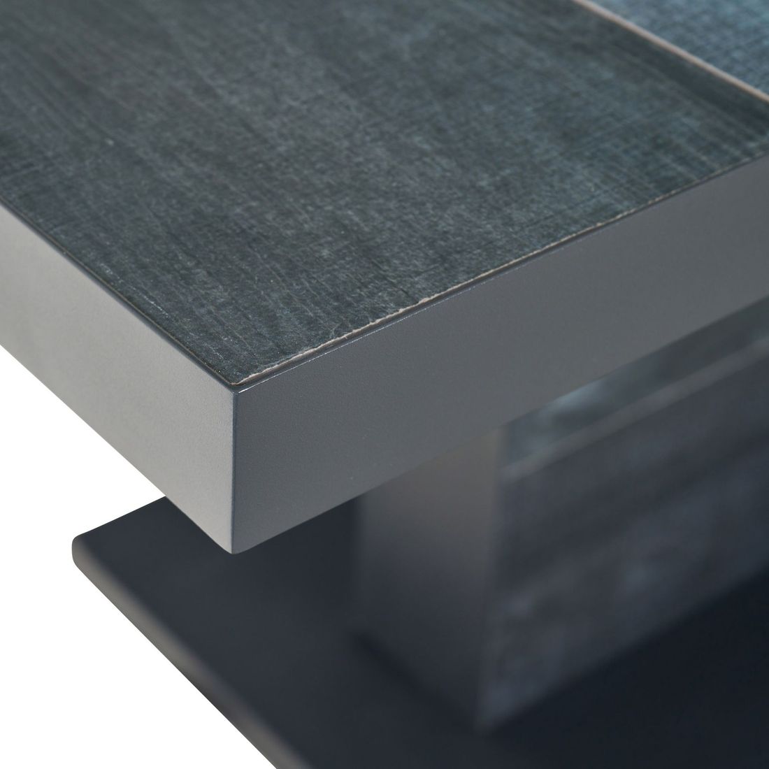 Høydejusterbart hagebord Talina 160x90 cm aluminium/keramikk - Siena Garden