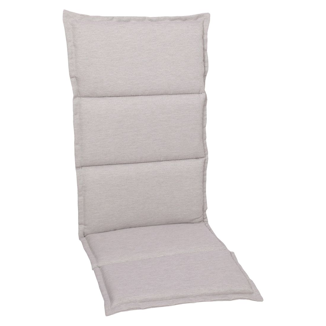 Høyrygg stolpute 48x120 cm polyester beige - GO-DE forfra