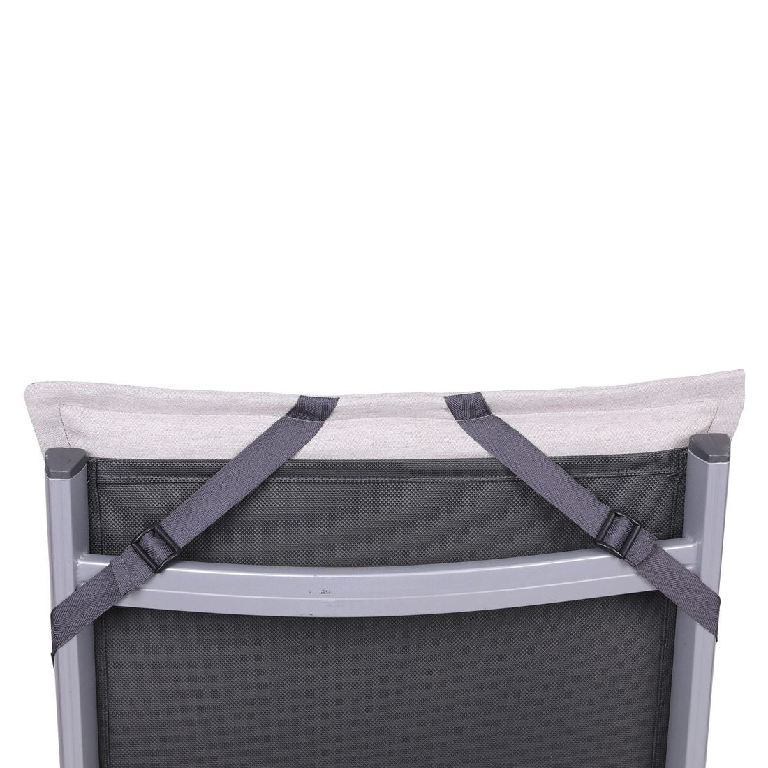Detalj av Høyrygg stolpute 48x120 cm polyester beige - GO-DE stoff