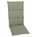 Høyrygg stolpute 48x120 cm polyester grønn - GO-DE forfra