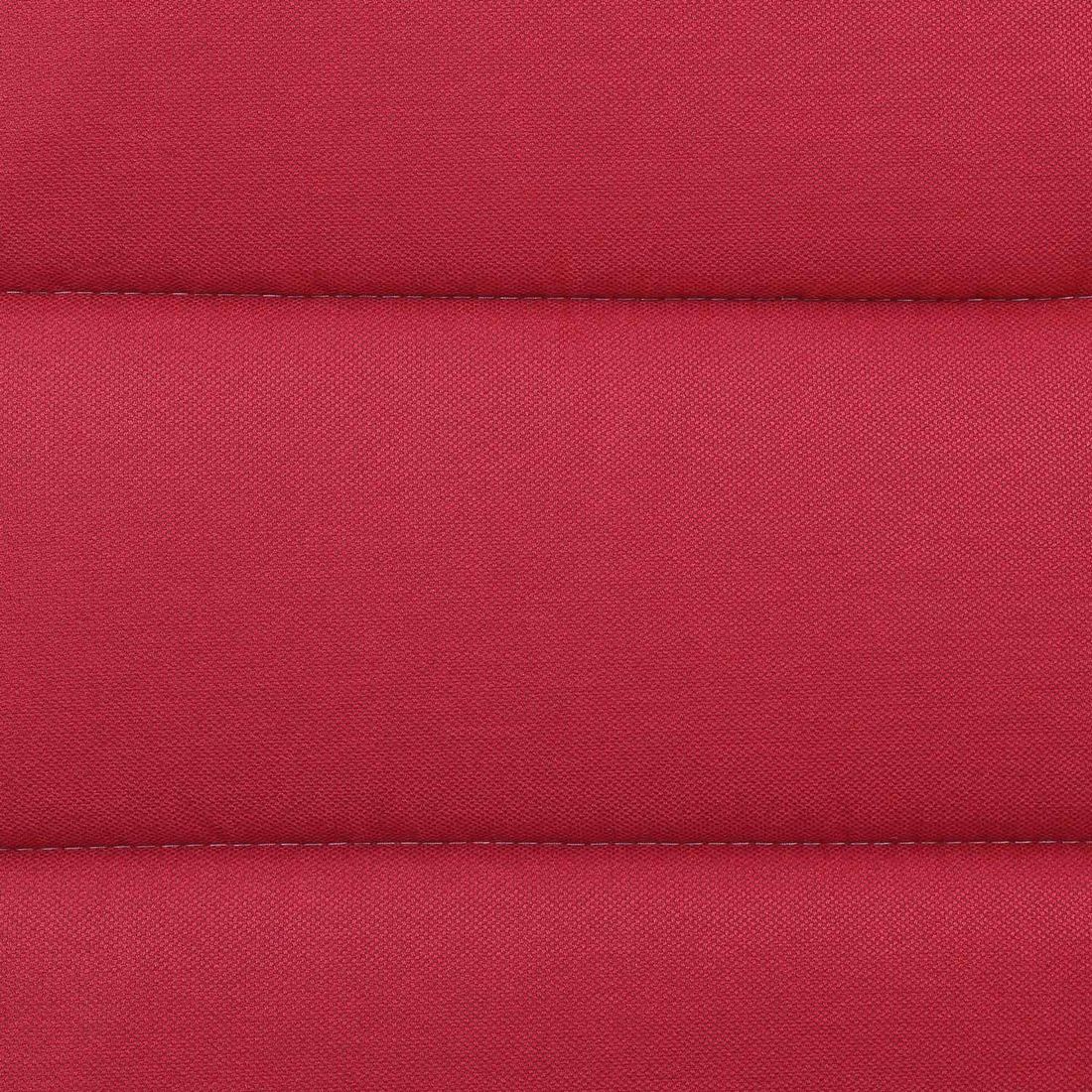 Høyrygg stolpute 48x120 cm rød polyester - GO-DE montert på stol