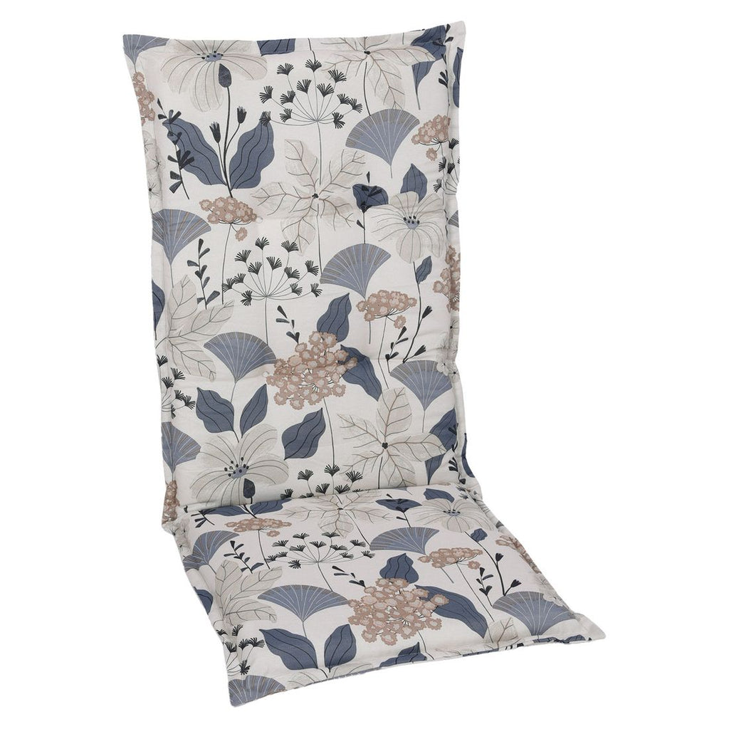 Høyrygg stolpute 50x120 cm blandet stoff beige forfra