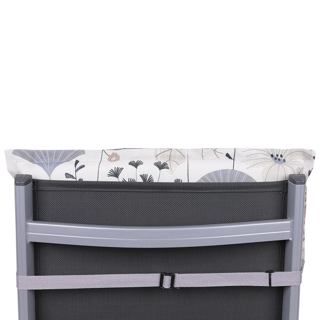 Detalj av stoffet på Høyrygg stolpute 50x120 cm blandet stoff beige