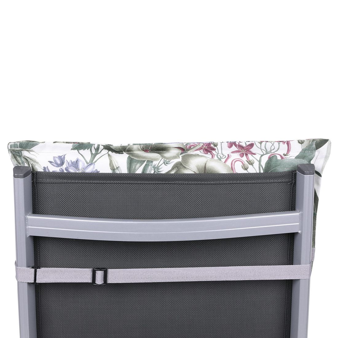 Detalj av stoff og fyll i Høyrygg stolpute 50x120 cm blandet stoff flerfarget