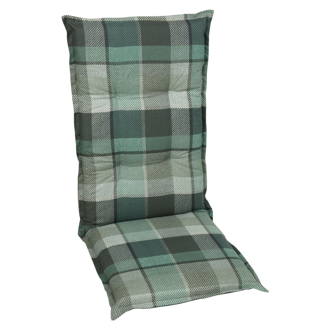 Høyrygg stolpute 50x120 cm blandet stoff grønn - GO-DE forfra