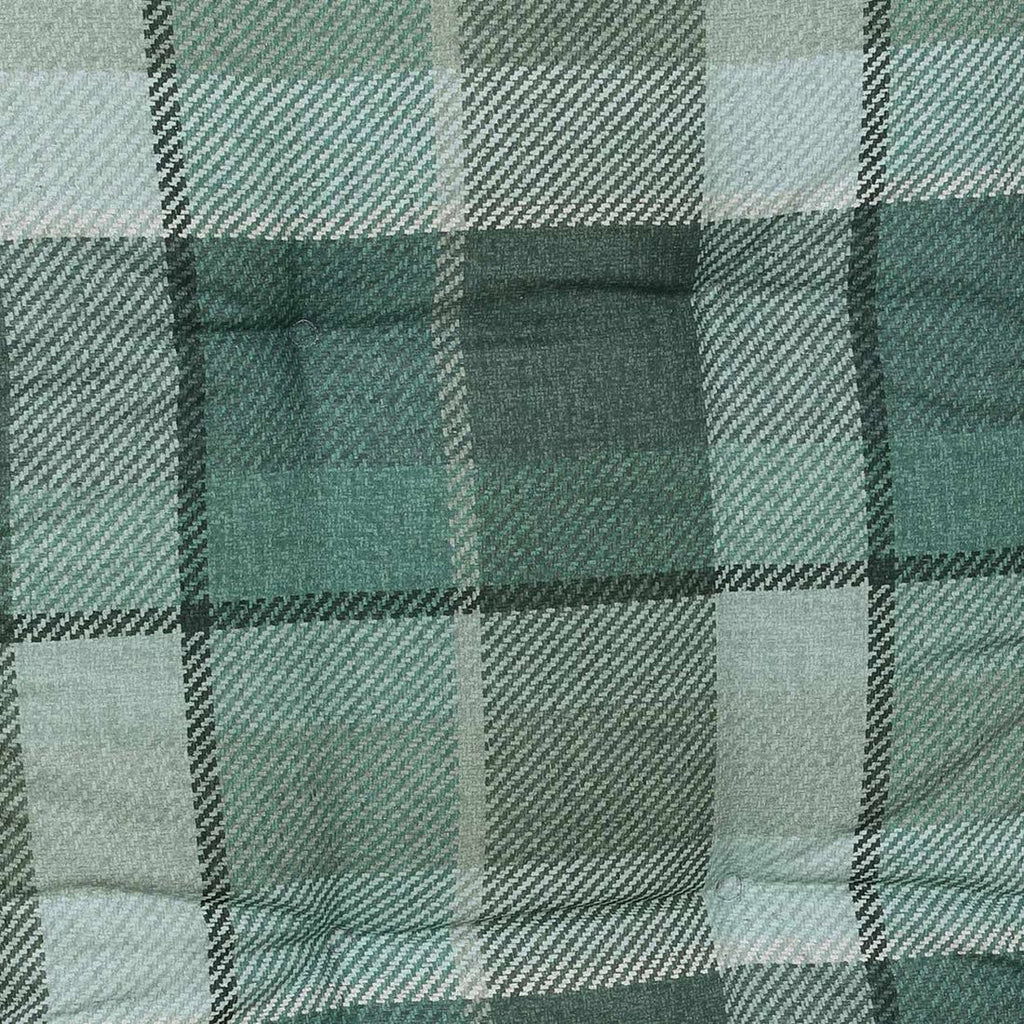 Nærbilde av tekstur på Høyrygg stolpute 50x120 cm blandet stoff grønn - GO-DE