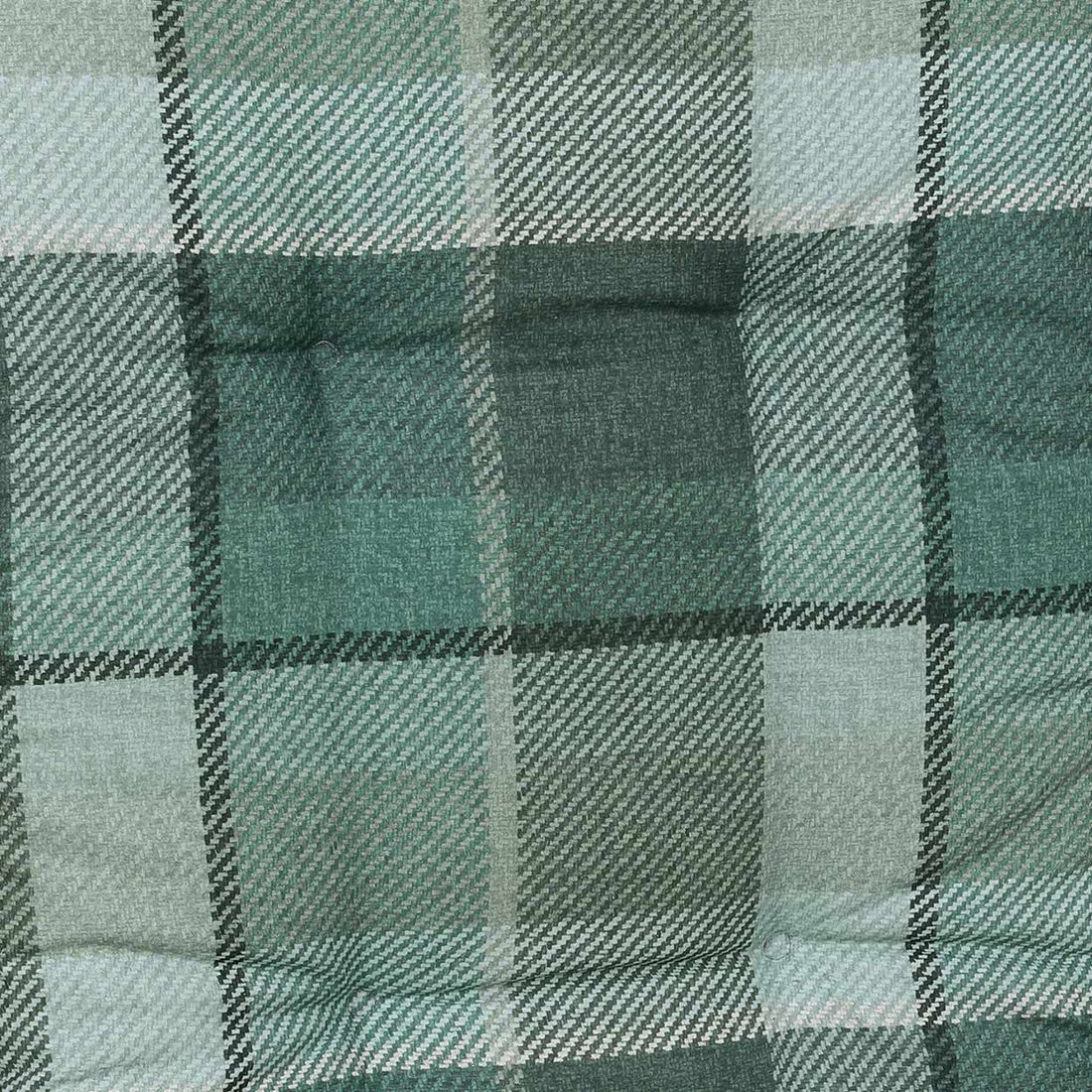 Nærbilde av tekstur på Høyrygg stolpute 50x120 cm blandet stoff grønn - GO-DE