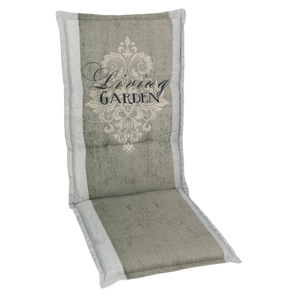 Høyrygg stolpute 50x120 cm blandingsstoff beige forfra