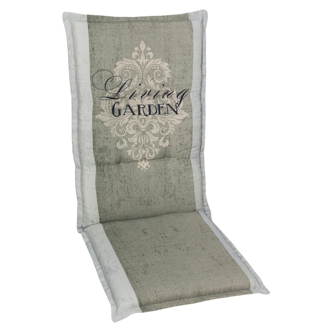 Høyrygg stolpute 50x120 cm blandingsstoff beige forfra