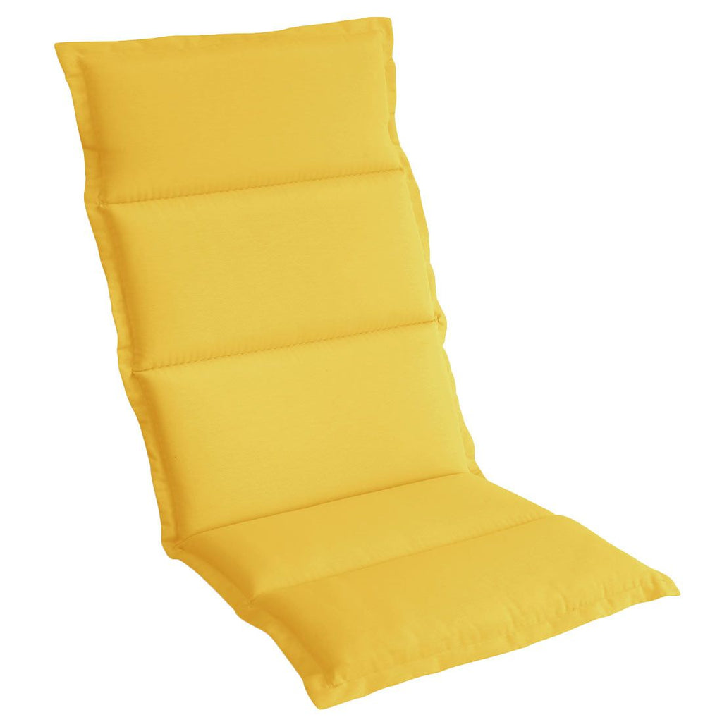 Høyrygg stolpute 50x120 cm blandingsstoff gul forfra